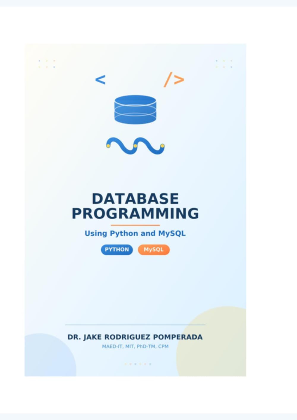 Database Programming Using Python and MySQL
