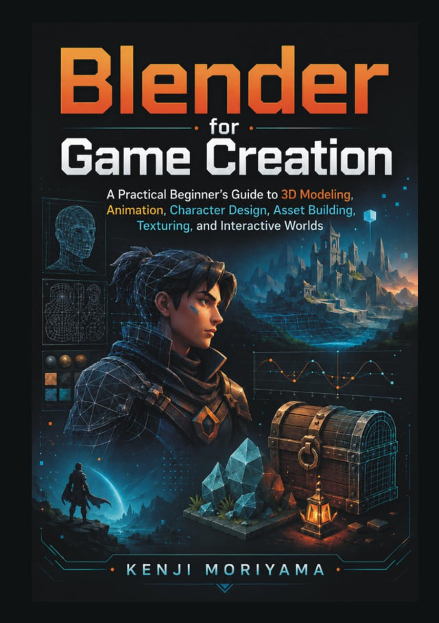 Blender for Game Creation: A Practical Beginner’s Guide to 3D Modeling, Animation, Character Design, Asset Building, Texturing, and Interactive Worlds