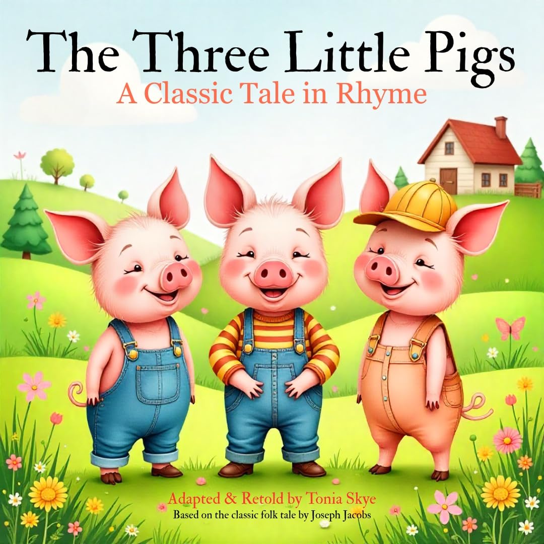 The Three Little Pigs: A Classic Tale in Rhyme (Illustrated)