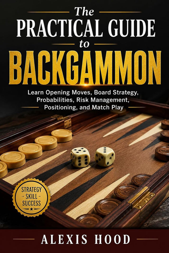 The Practical Guide to Backgammon: Learn Opening Moves, Board Strategy, Probabilities, Risk Management, Positioning, and Match Play