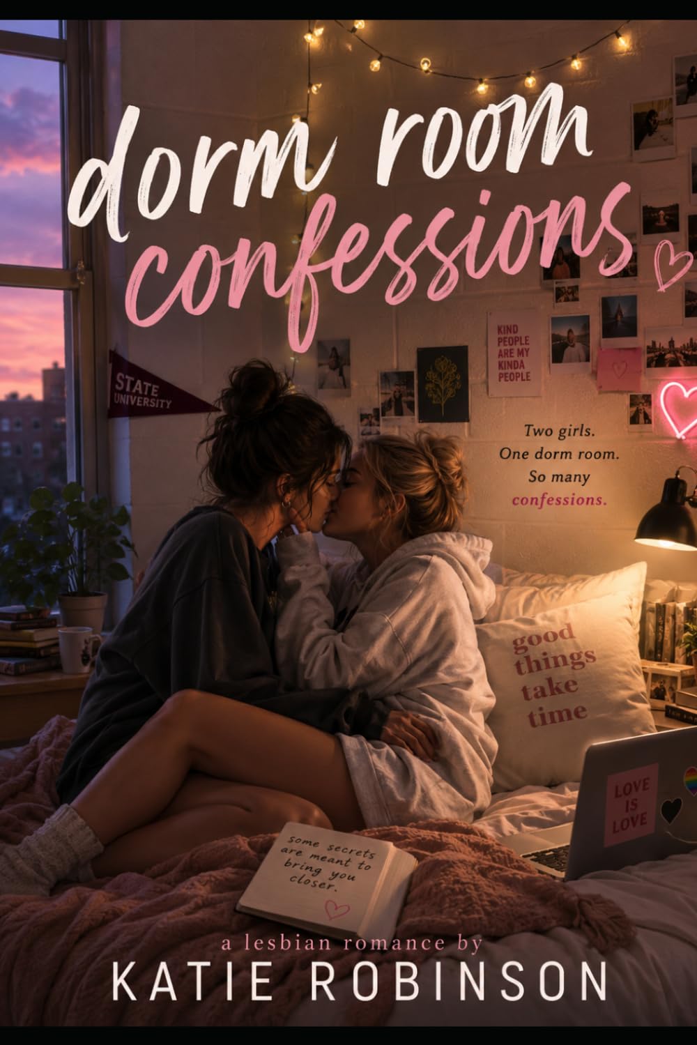 Dorm Room Confessions: A lesbian romance