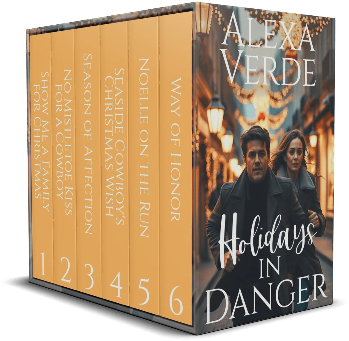 Holidays in Danger: Six small-town Christmas romances with suspense, plus a bonus novella