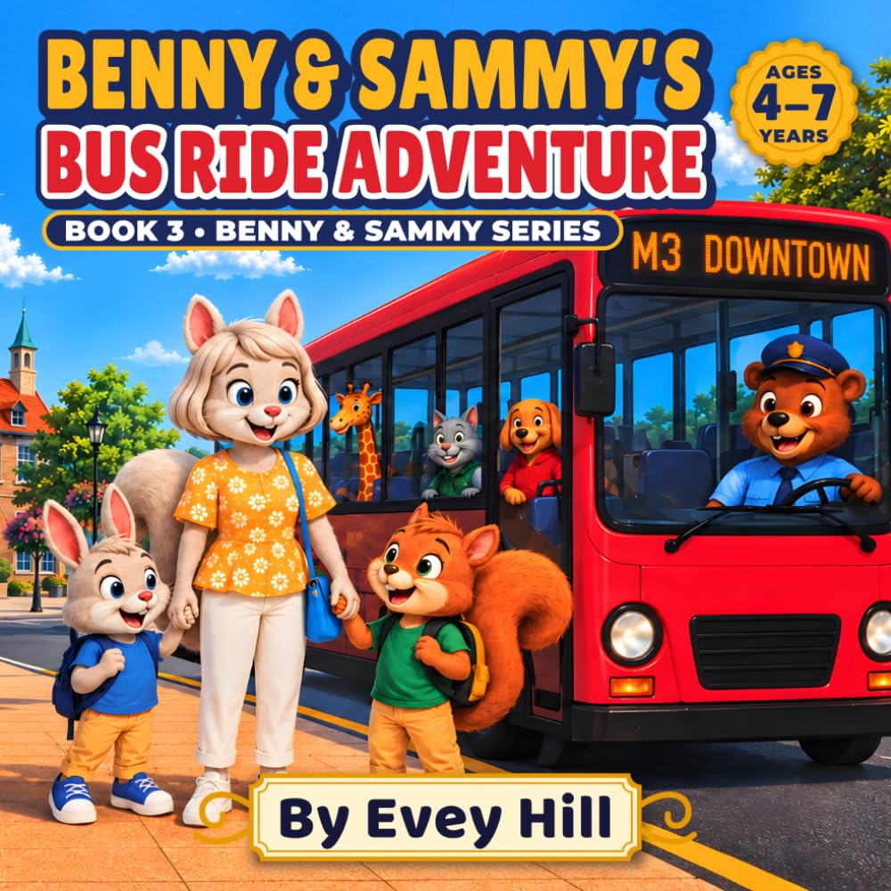 Benny & Sammy's Bus Ride Adventure: Book 3 in Benny & Sammy Series (Benny & Sammy's Adventures)