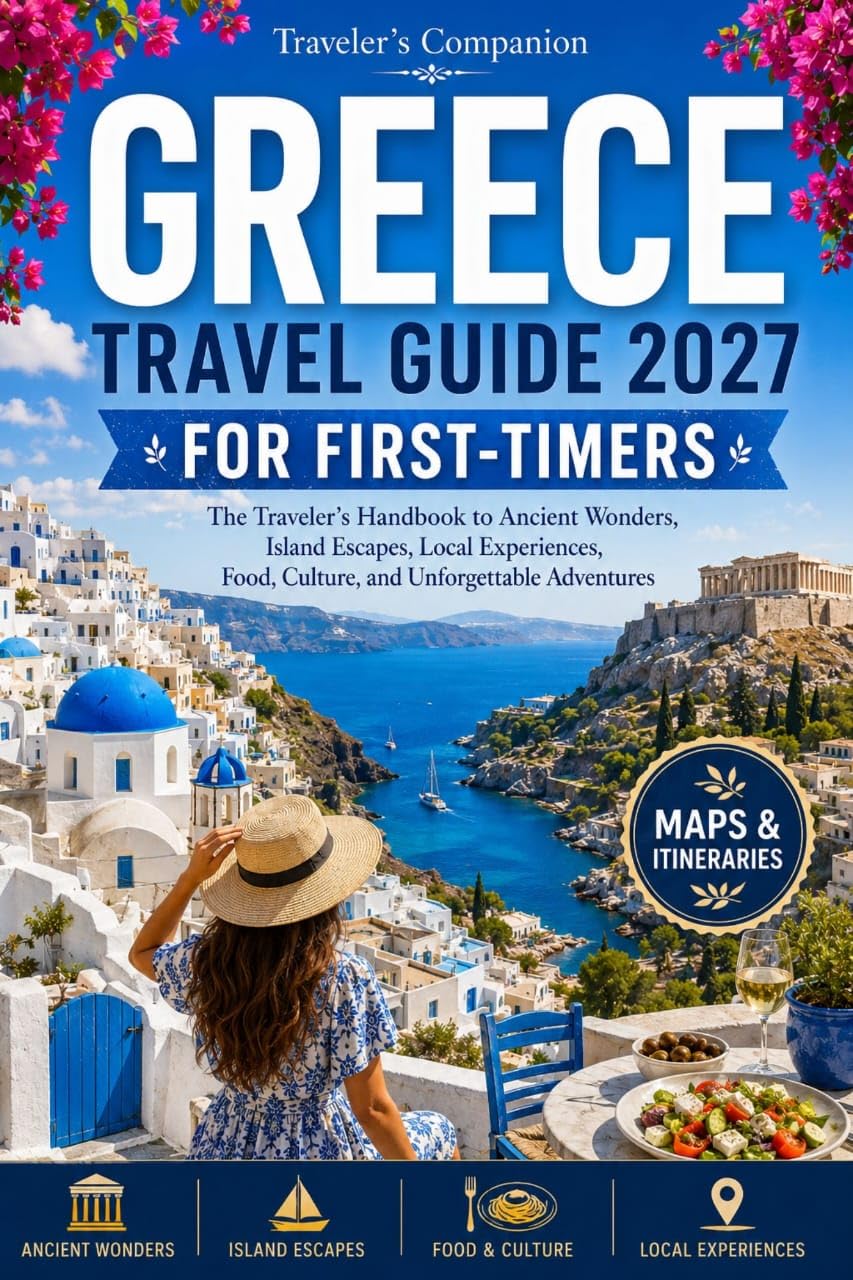 Greece Travel Guide 2027 For First Timers: The Traveler’s Handbook to Ancient Wonders, Island Escapes, Local Experiences, Food, Culture, and Unforgettable Adventures