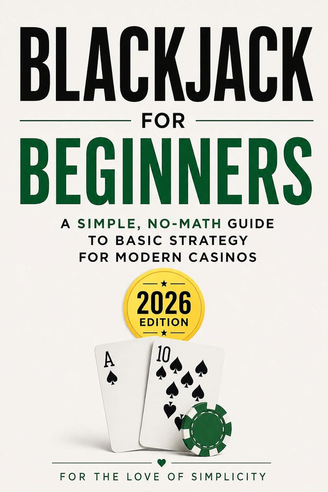 Blackjack for Beginners: A Simple, No-Math Guide to Basic Strategy for Modern Casinos (2026 Edition) (For the Love of Simplicity Book 6)