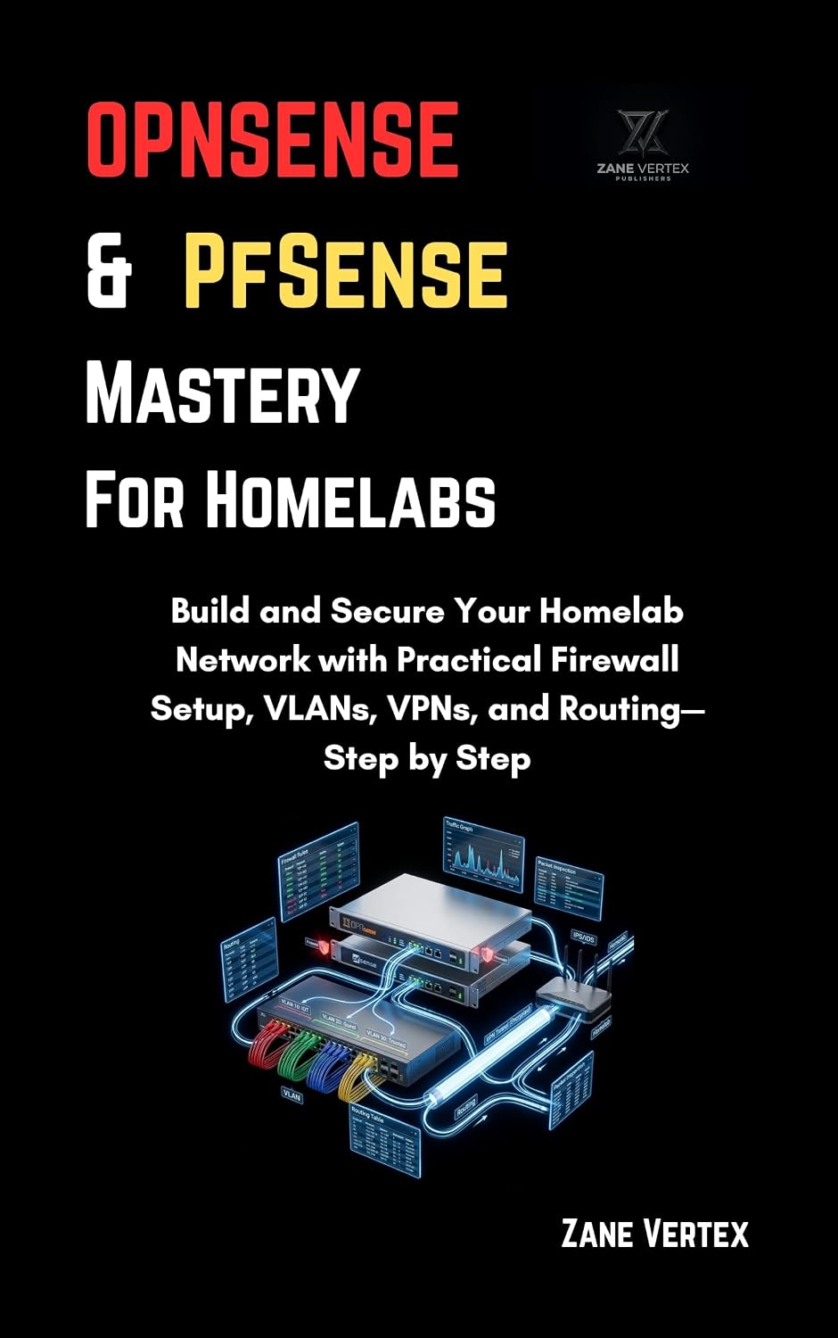 OPNsense & pfSense Mastery for Homelabs : Build and Secure Your Homelab Network with Practical Firewall Setup, VLANs, VPNs, and Routing—Step by Step