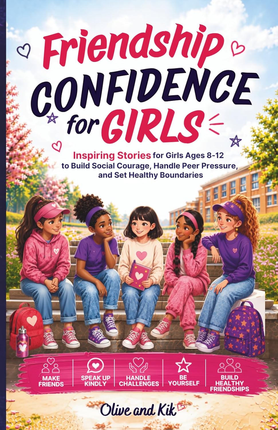 Friendship Confidence for Girls: Inspiring Stories for Girls Ages 8-12 to Build Social Courage, Handle Peer Pressure, and Set Healthy Boundaries (Confidence for Girls Series)