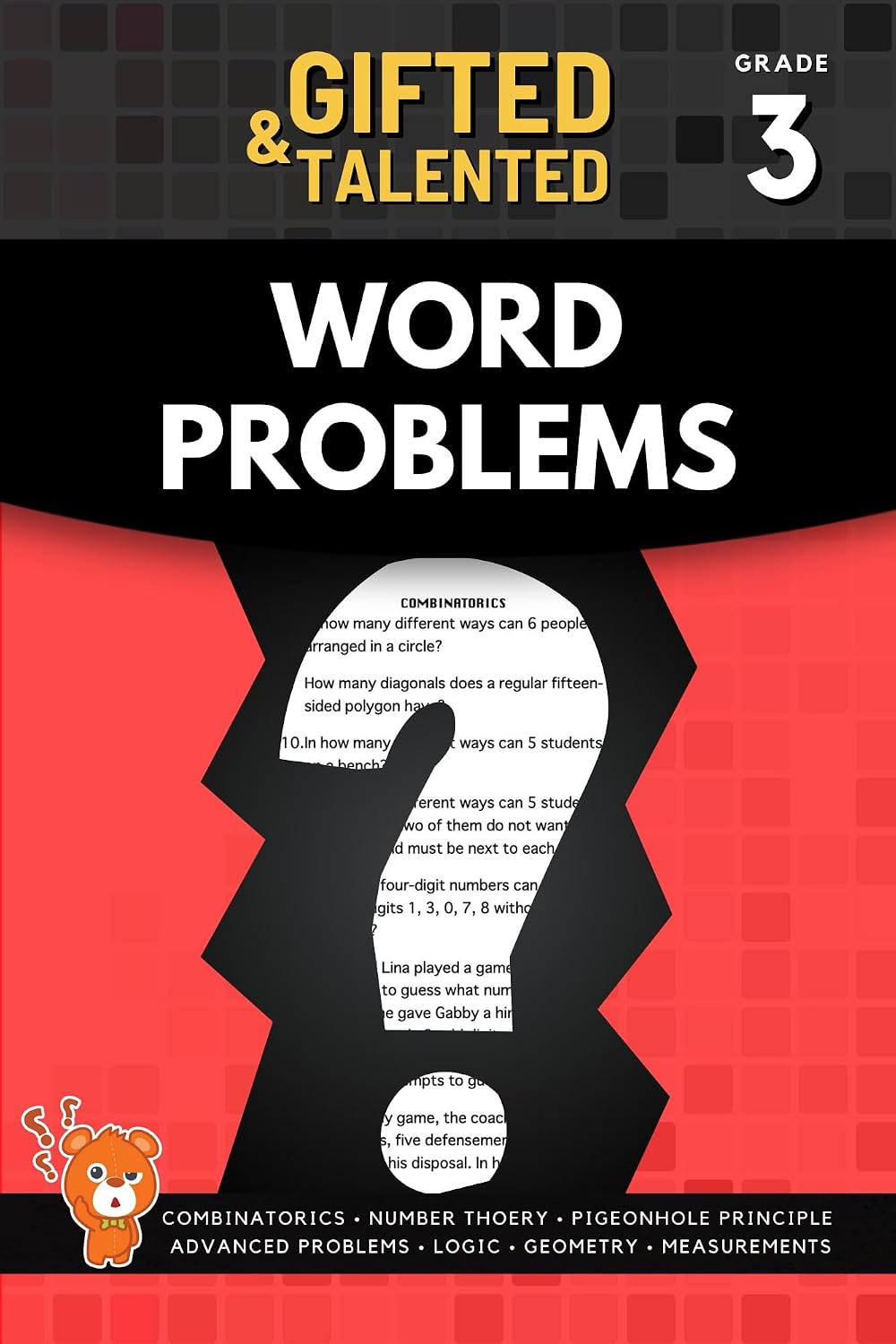 The Gifted And Talented 3rd Grade Math Workbook: Word Problems Inspired By Math Olympiads And Competitions: 3rd Grade Math Workbook For Gifted Students