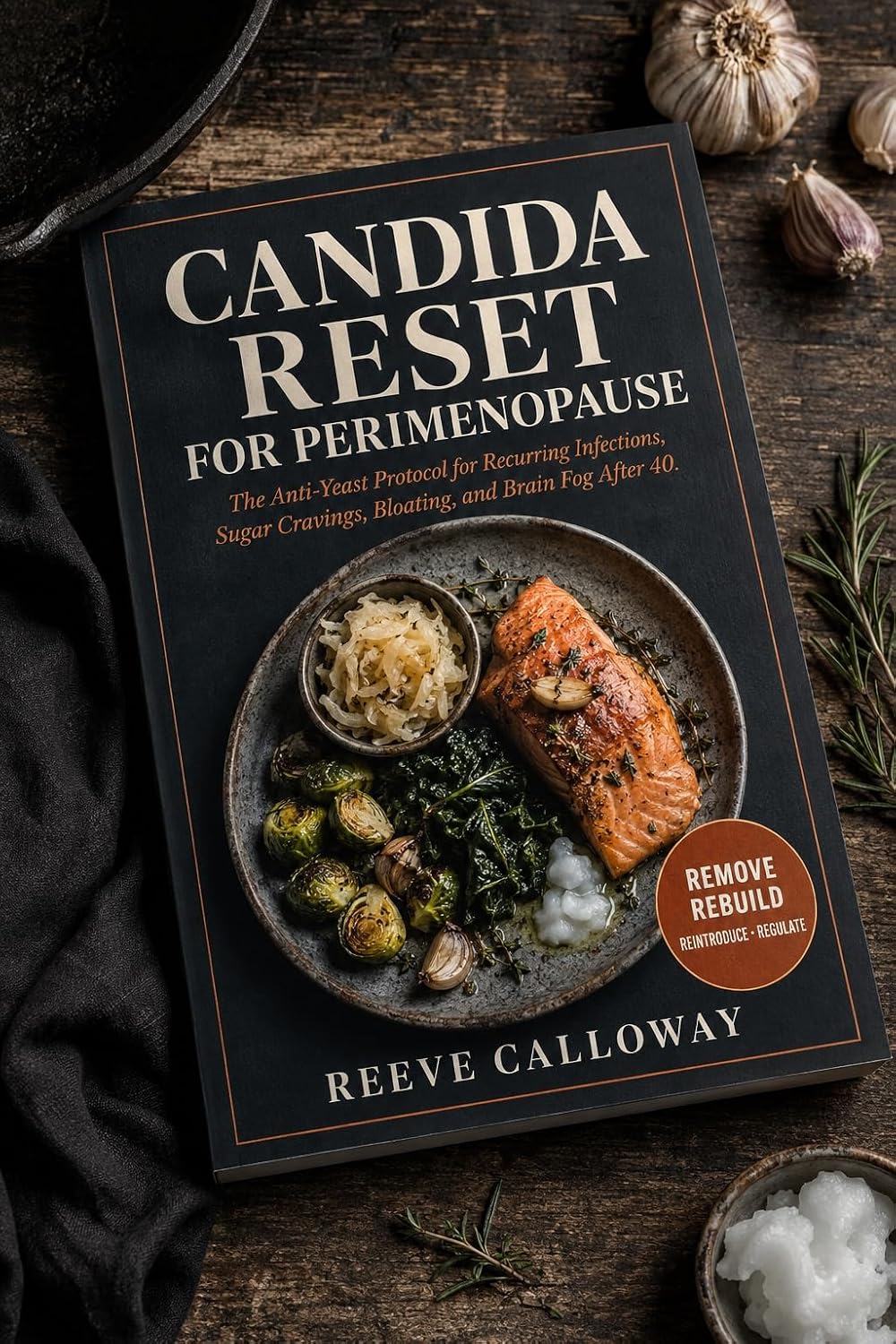 CANDIDA RESET FOR PERIMENOPAUSE: The Anti-Yeast Protocol for Recurring Infections, Sugar Cravings, Bloating, and Brain Fog After 40 -The Candida Reset Quick-Start Kit (The Reset Protocol Series)