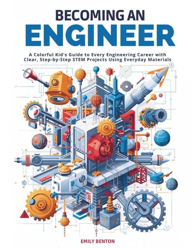 Becoming an Engineer: A Colorful Kid's Guide to Every Engineering Career with Clear, Step-by-Step STEM Projects Using Everyday Materials