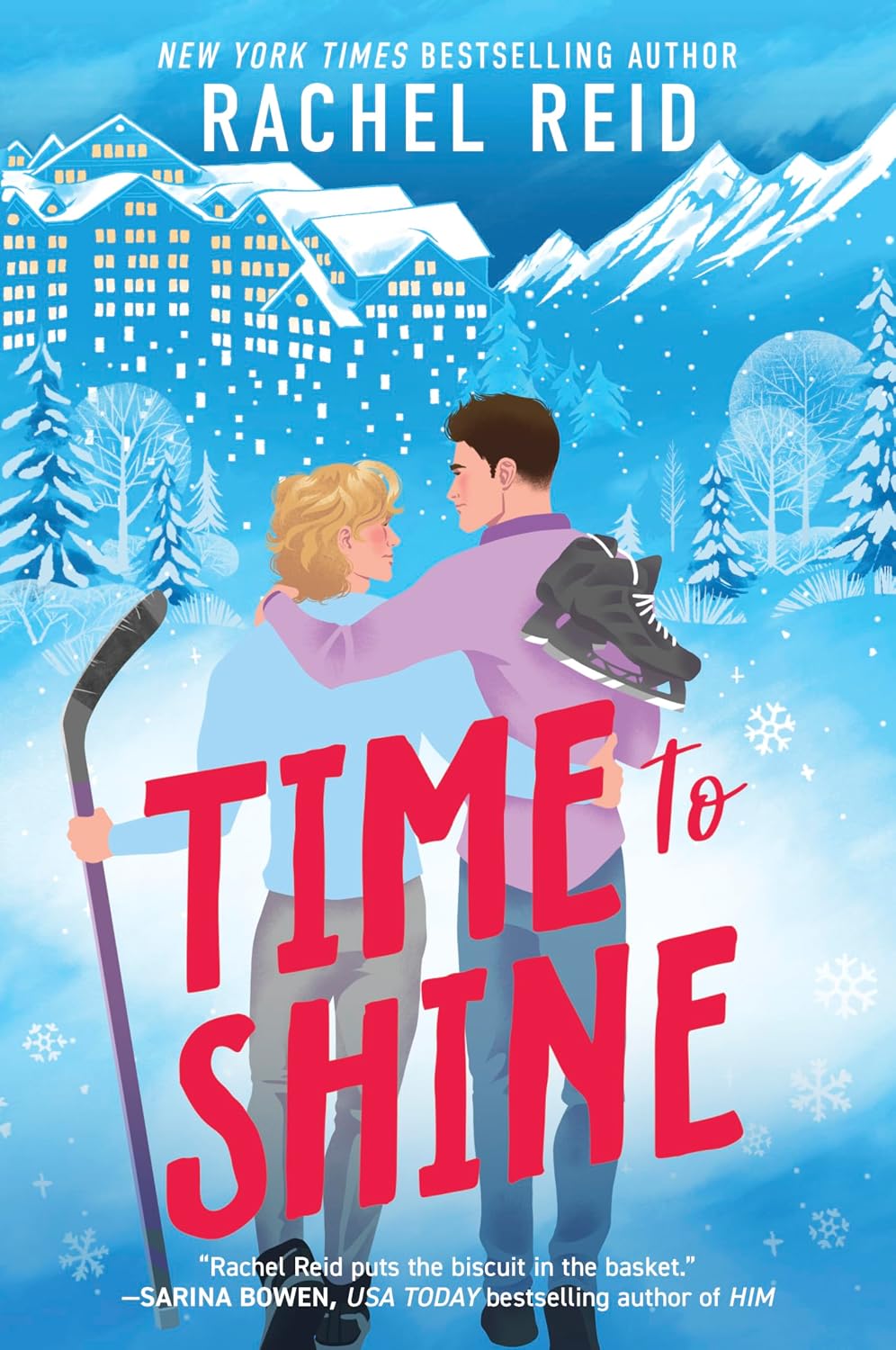 Time to Shine: A Spicy Bisexual Hockey Romance