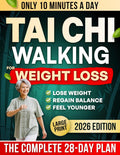 10-Minute Tai Chi Walking for Weight Loss: A Gentle 28-Day Step-by-Step Plan for Seniors to Regain Balance, Feel Younger & Lose Weight Without Joint Pain or Extreme Dieting