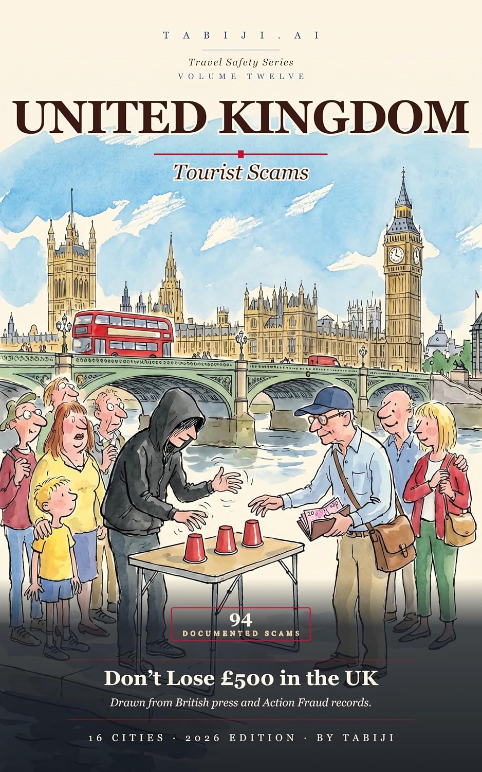United Kingdom Tourist Scams 2026: 94 Real Scams Across London, Edinburgh, Bath, Oxford & 12 More Cities — Drawn from British Press Reports, Metropolitan Police Warnings, and Real Traveler Accounts