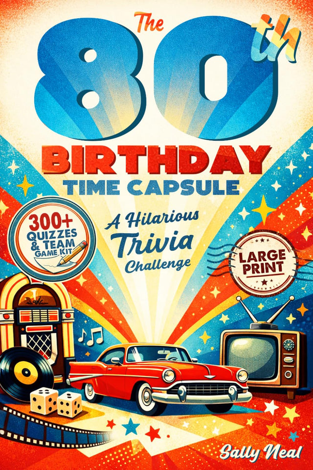 The 80th Birthday Time Capsule: A Hilarious Trivia Challenge Loaded with Forgotten Fads, Funny Headlines, and Quirky Questions from Their Life — The Perfect Gift to Get the Whole Party Roaring