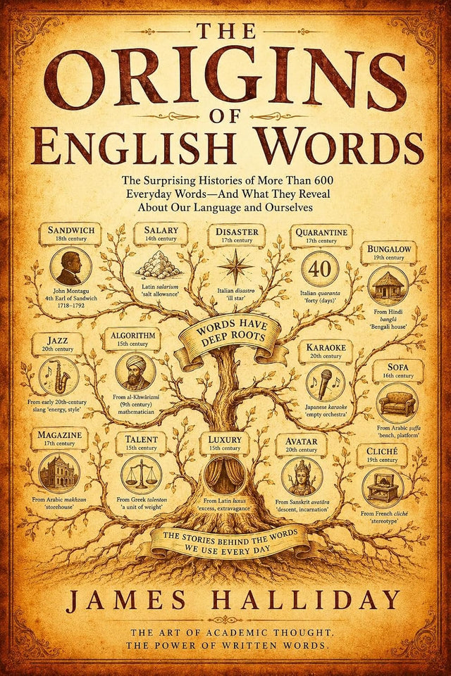 THE ORIGINS OF ENGLISH WORDS: A Complete Guide to Etymology: How English Words Were Born, Borrowed, and Transformed Across Two Thousand Years