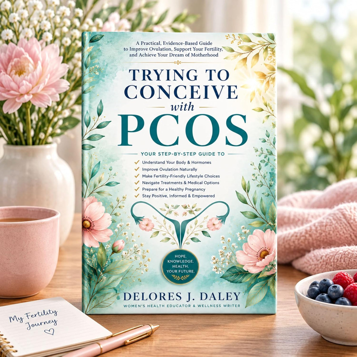 TRYING TO CONCEIVE WITH PCOS: A Step-by-Step Action Plan for Improving Ovulation, Managing Polycystic Ovary Syndrome, and Maximizing Your Chances of Pregnancy (The Fertility Journey Series)