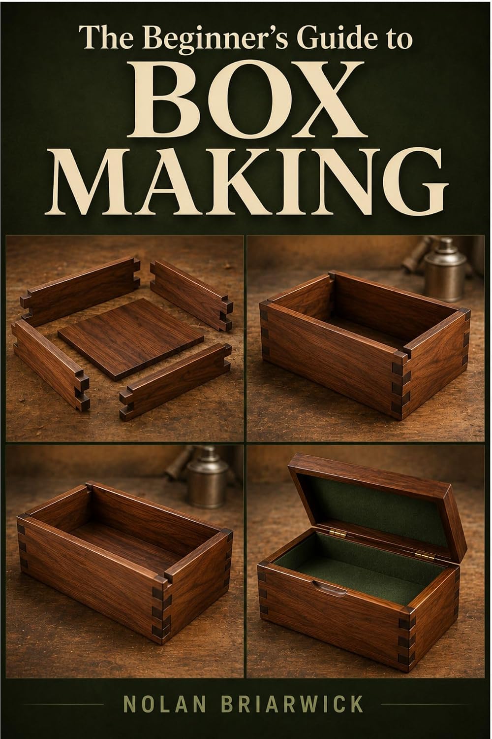 THE BEGINNER'S GUIDE TO BOX MAKING : Learn the Tools, Techniques, and Skills to Build Beautiful Wooden Boxes from Scratch