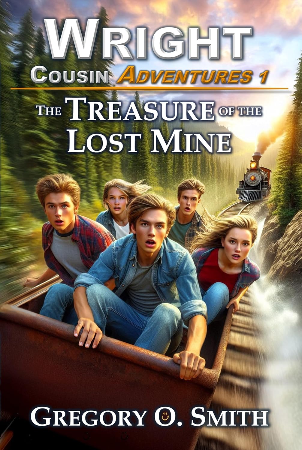 The Treasure of the Lost Mine: Five Cousins. One Lost Mine. One Incredible Adventure. (Wright Cousin Adventures Book 1)
