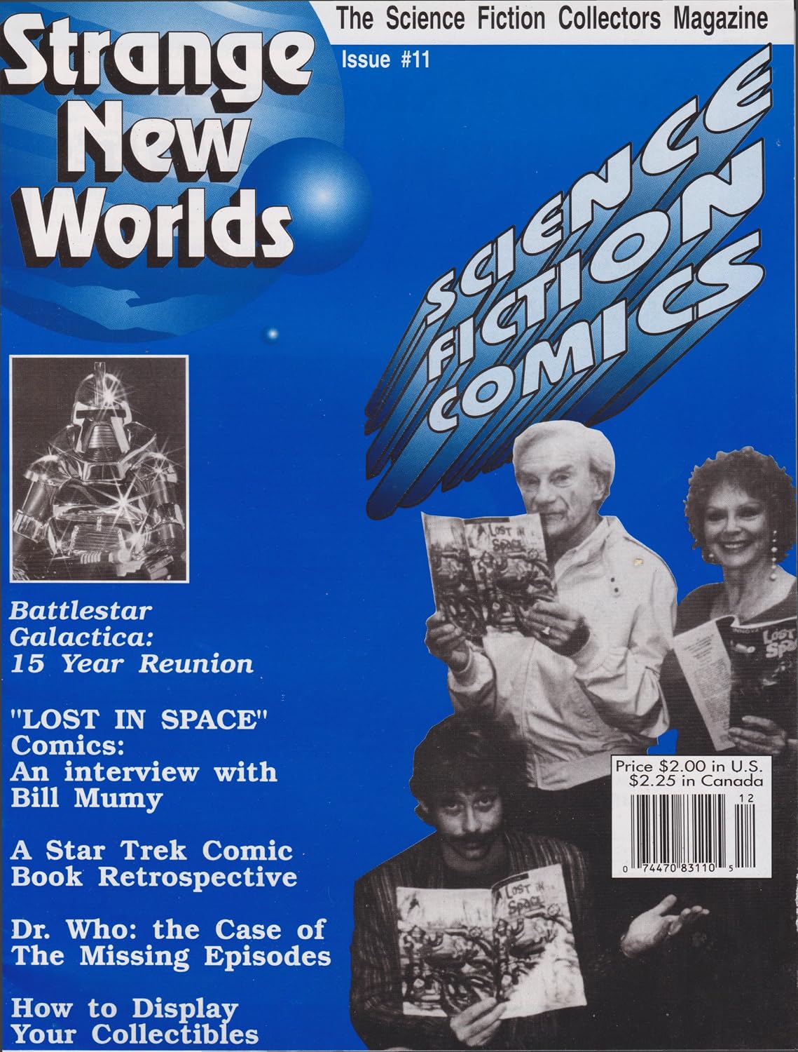 Strange New Worlds #11 Science Fiction Comics - Battlestar Galactica Reunion - Bill Mumy interview (Strange New Worlds Science Fiction Collectors Magazine)